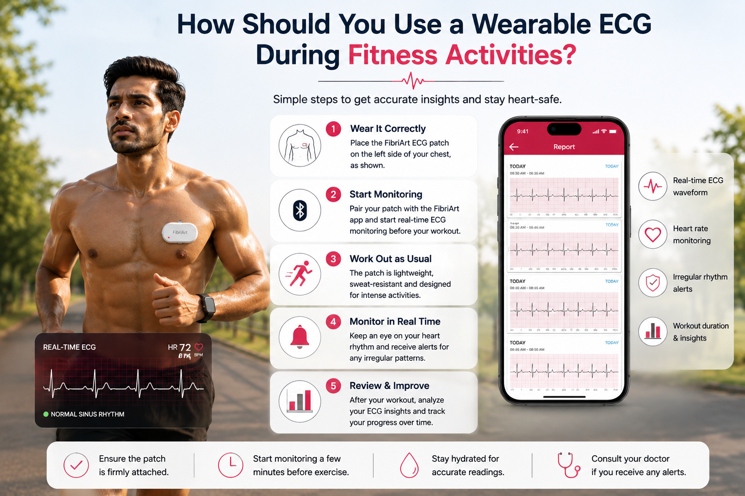 How Should You Use a Wearable ECG During Fitness Activities?